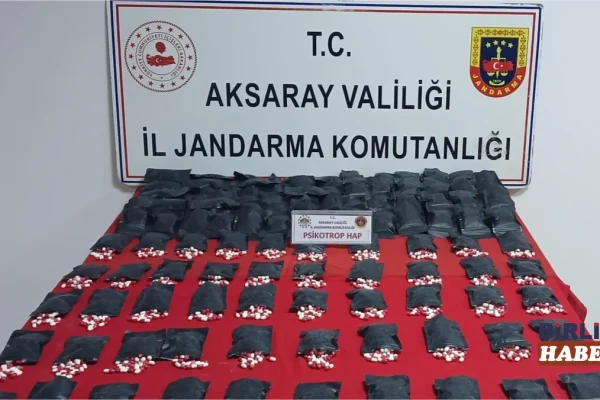 Aksaray’da 14 Bin 672 Adet Sentetik Ecza Ele Geçirildi