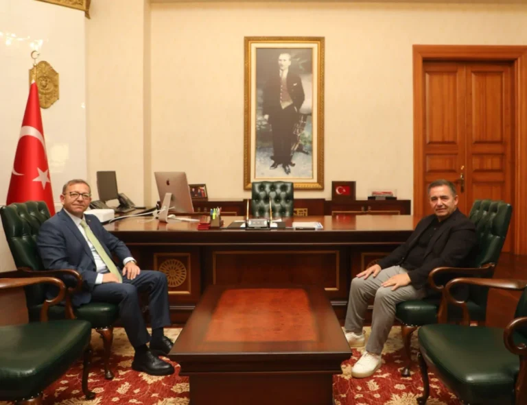 Mülkiye Başmüfettişi Hüdayar Mete Buhara’dan Vali Ziya Polat’a ziyaret