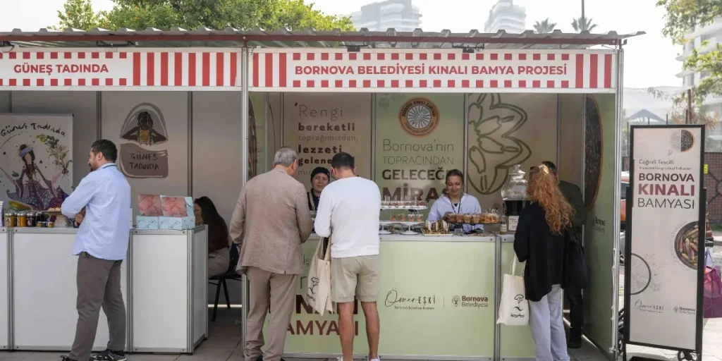 Bornova Kınalı Bamyası İzmir GastroFest’te tanıtıldı