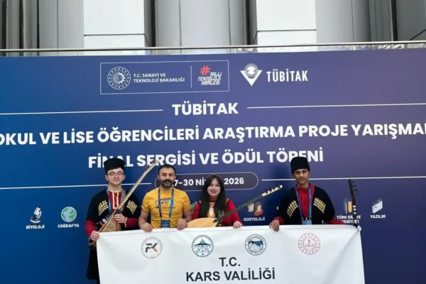 Kars’tan TÜBİTAK yarışmasında başarı