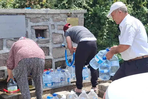 Beypazarı’nda vatandaşlar içme suyunu doğal kaynaklardan karşılıyor