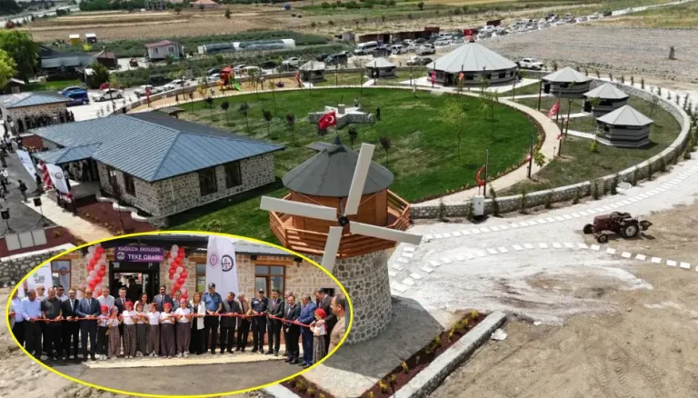 “Kağılcık Ekolojik Teke Obası” törenle hizmete açıldı