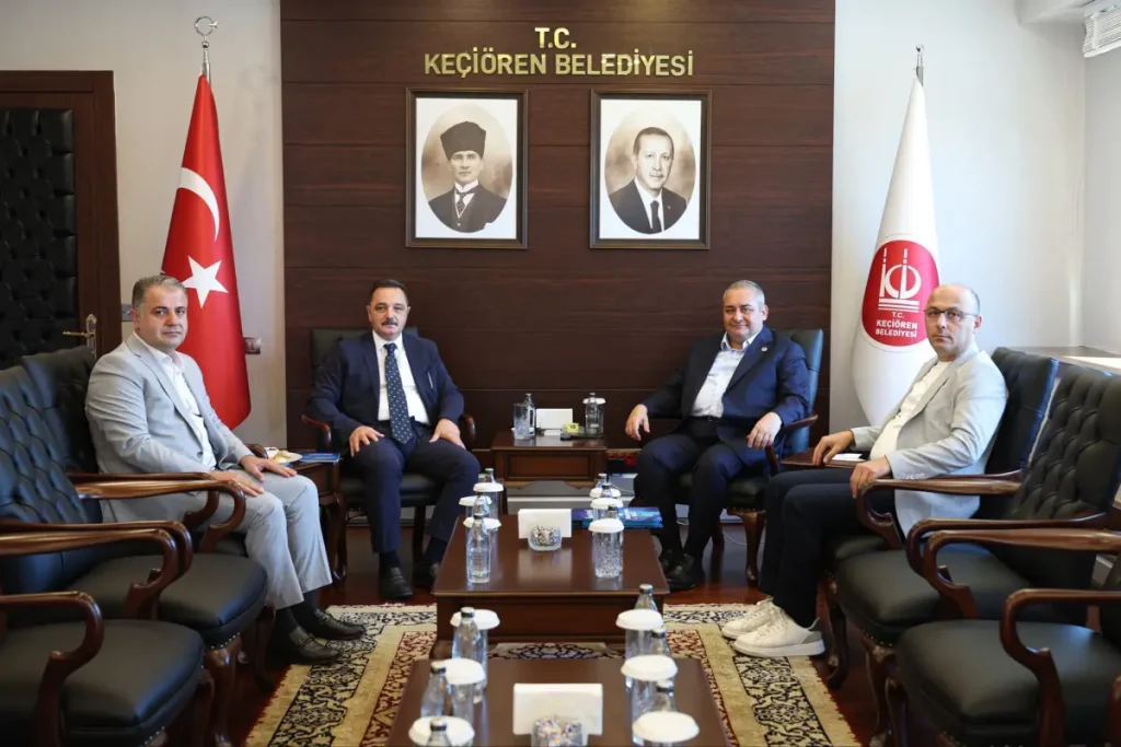 TİMBİR heyetinden Keçiören Belediye Başkanı Mesut Özarslan’a ziyaret
