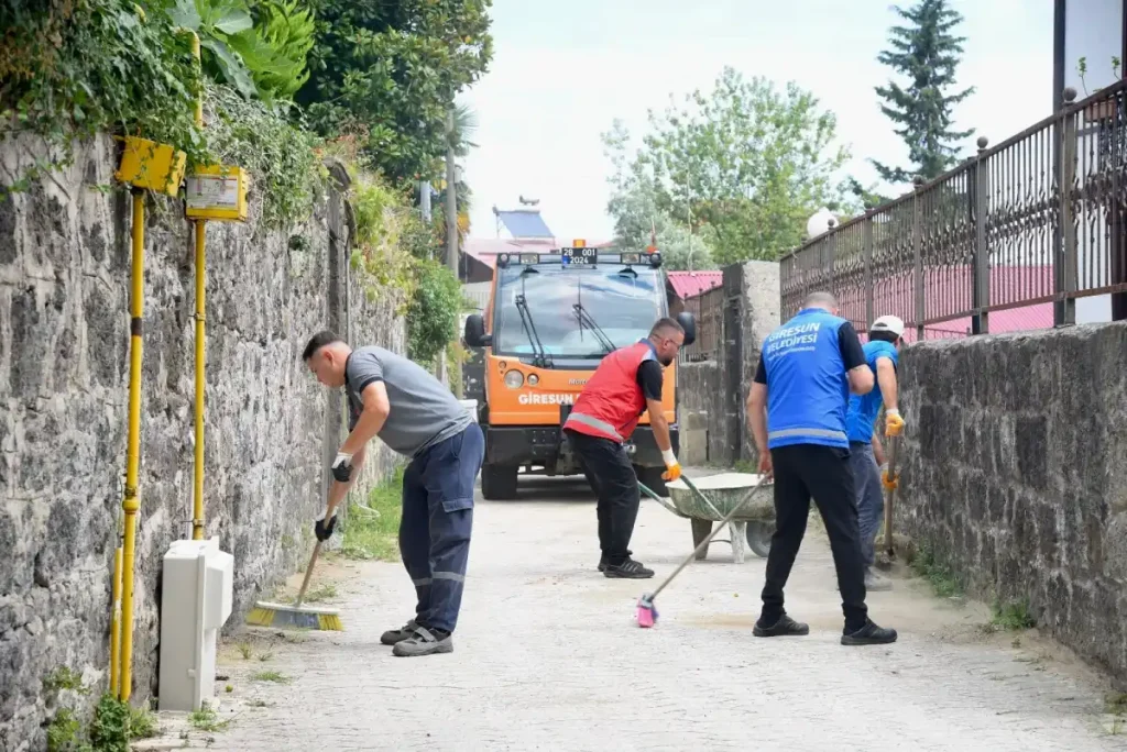 Giresun’da yaşam kalitesi artırmak için ekipler seferber