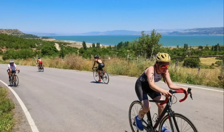 Burdur Karakent’te ilk duatlon heyecanı yaşandı