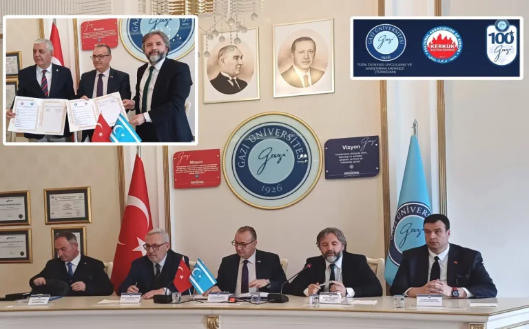 Gazi Üniversitesinde ‘100. Yılında Ankara Antlaşması Kerkük ve Musul’un Geleceği’ toplantısı yapıldı