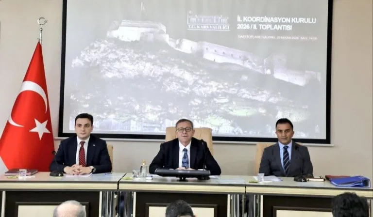 Kars’ta  İl Koordinasyon kurulunda yatırımlar konuşuldu