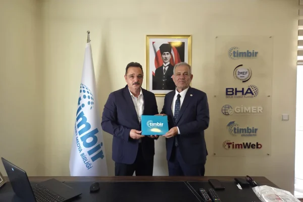 TİMBİR Genel Başkanı Basa’ya Türkiye Gazeteciler Federasyonu Genel Başkanı Karaca’dan ziyaret