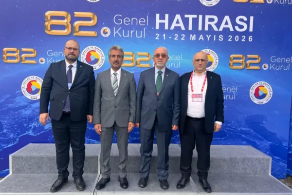 Elazığ Ticaret Borsası heyeti TOBB genel kuruluna katıldı