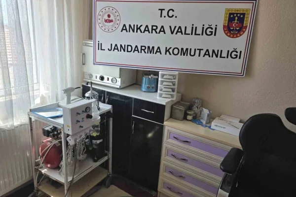 Ankara’da sahte diş doktoruna operasyon yapıldı