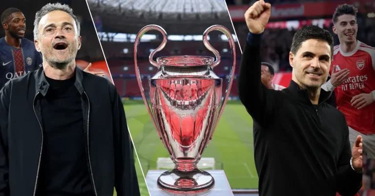 Şampiyonlar Ligi’nde dev final: PSG ile Arsenal karşı karşıya