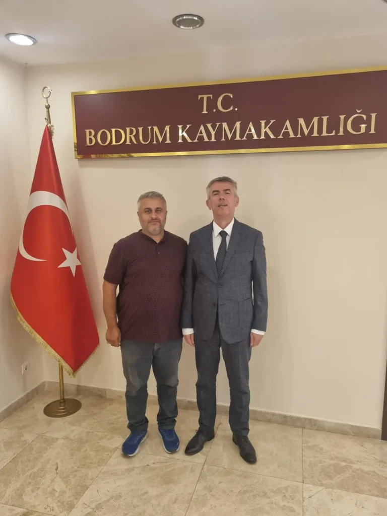 TİMBİR İngiltere Temsilcisi İsmail Karakaş, İş İnsanları Mustafa Aycı ve Bülent Turan’dan Bodrum Kaymakamı Ali Sırmalı’ya Ziyaret
