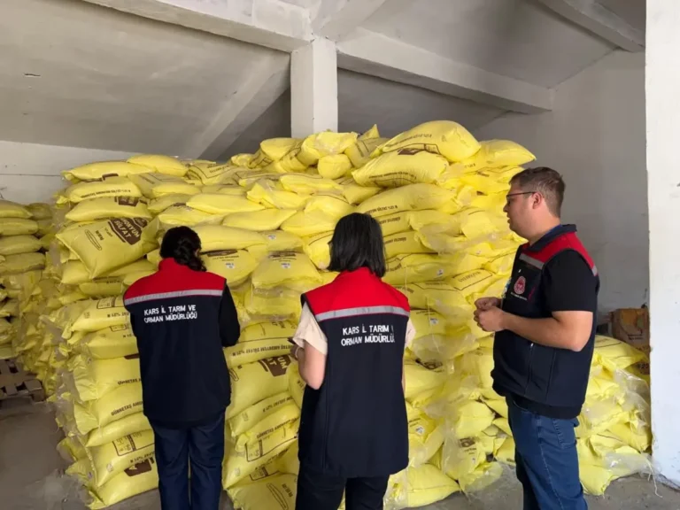Kars’ta gübre denetimleri gerçekleştirildi
