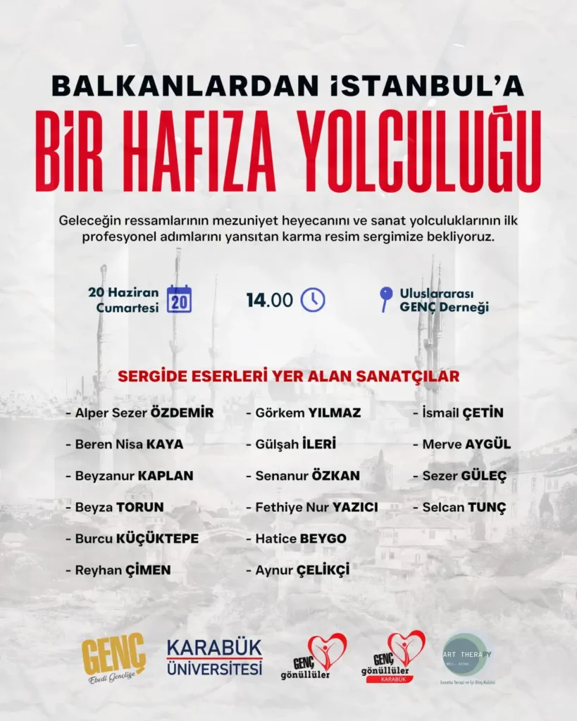 Balkanlar’dan İstanbul’a sanat köprüsü: Genç yetenekler Üsküdar’da buluşuyor