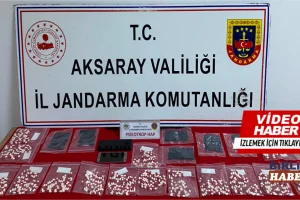 Aksaray’da 1120 Sentetik Hap Ele Geçirildi
