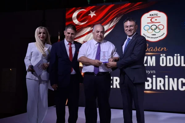 TİMBİR Yüksek İstişare Kurulu Üyesi Ertan Birinci’ye KKTC Milli Olimpiyat Komitesi’nden ödül
