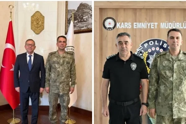 Kars Tugay Komutanı Tuğgeneral Nail Türe’den Kars’ta veda ziyaretleri