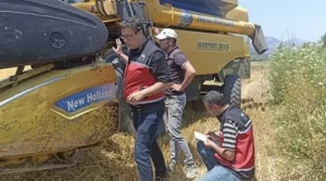 Serik’te biçerdöver kontrolü