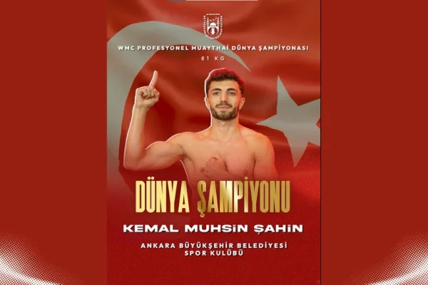 Ankara’dan dünya şampiyonluğuna: Kemal Muhsin Şahin zirveye çıktı