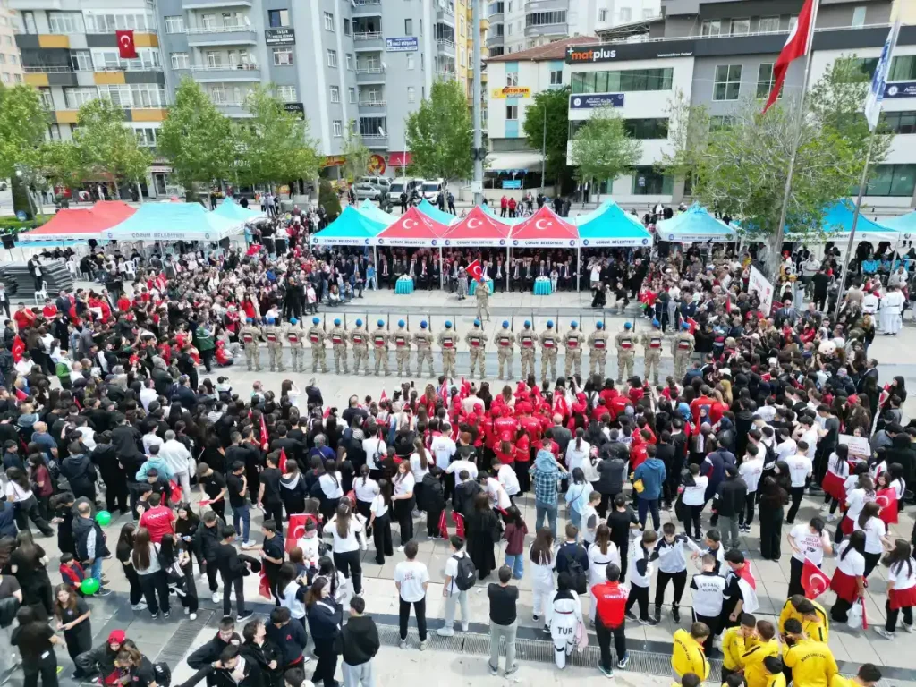 Çorum’da 19 Mayıs coşkuyla kutlandı