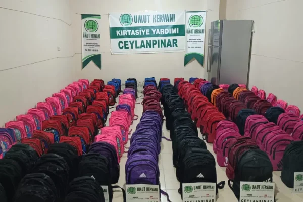 Umut Kervanı’ndan Ceylanpınar’da eğitime destek
