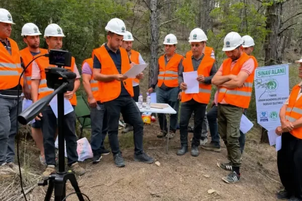 Antalya’da orman işçilerine MYK sınavı yapıldı