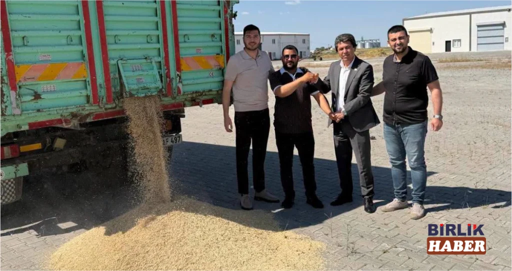 2026 Yaz Sezonunun İlk Arpası Ortaköy Ticaret Borsası’na Geldi