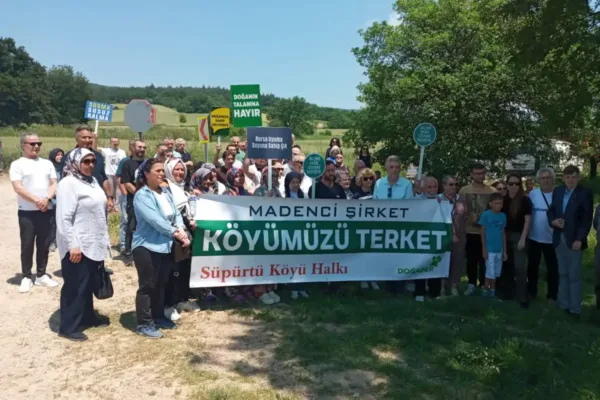 DOĞADER İnegöl’de Maden Faaliyetlerine Karşı Basın Açıklaması Yaptı