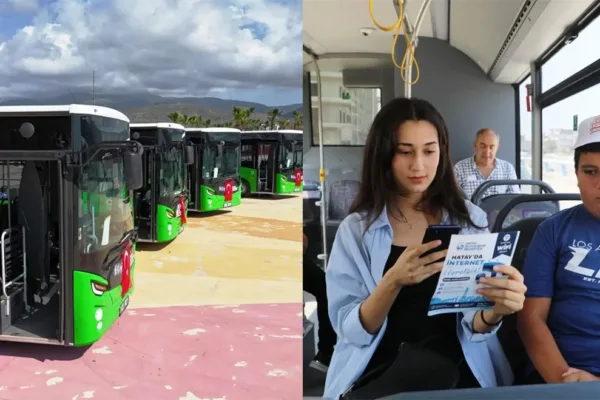 Hatay’daki toplu taşıma araçlarında Wİ-Fİ hizmeti