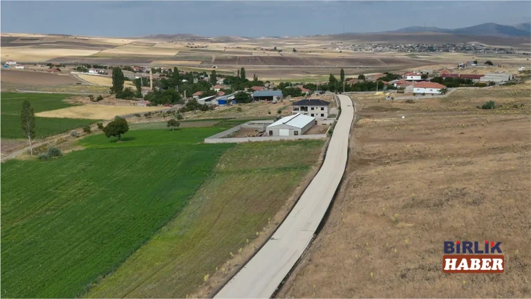 Aksaray’da Gülağaç ve Bozcatepe Yolları Asfaltlandı