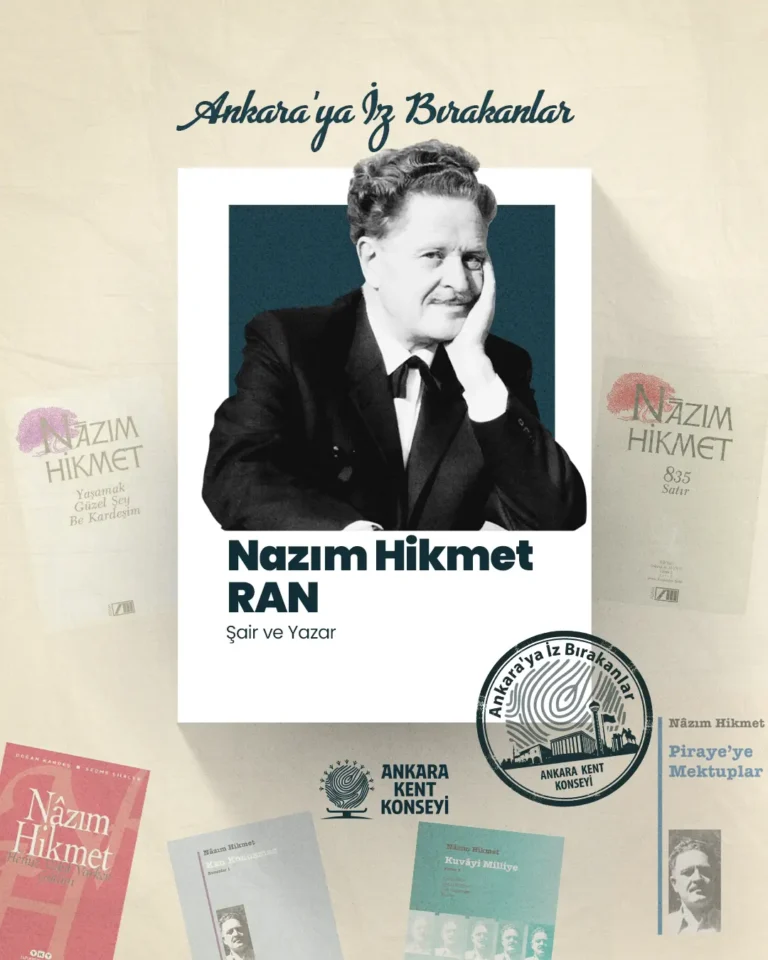 AKK Ankara’ya iz bırakanlar’ın konuğu Nazım Hikmet Ran oldu