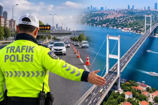 İstanbul’da 15 Temmuz Şehitler Köprüsü yönünde gece saatlerinde trafik düzenlemesi