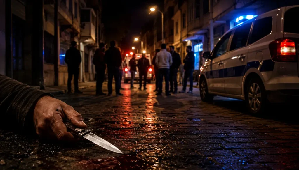 Çorum’da bıçaklı kavga:1 kişi yaralandı