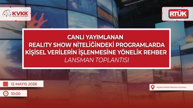 Kişisel Veriler İçin Reality Show Rehberi Tanıtılacak
