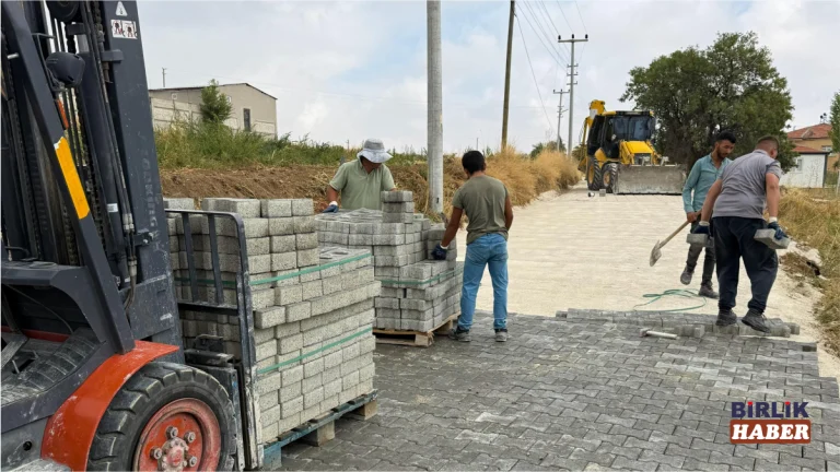 Gücünkaya Köyü’nde 29 bin 500 metrekarelik yol çalışması başladı