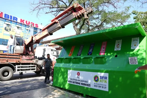 Keçiören’de mobil atık getirme merkezleri yenileniyor