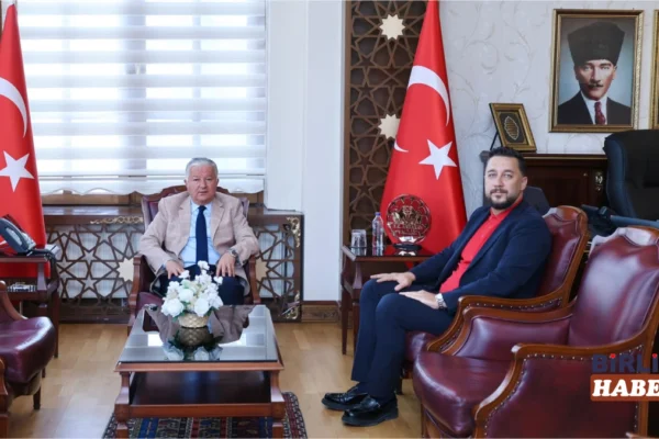 Aksaray Müteahhitler Birliği Başkanı Güneş’ten Vali Murat Duru’ya ziyaret