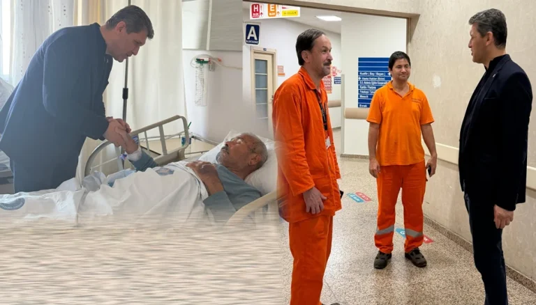 Bayram Arifesinde hastalara moral ziyareti