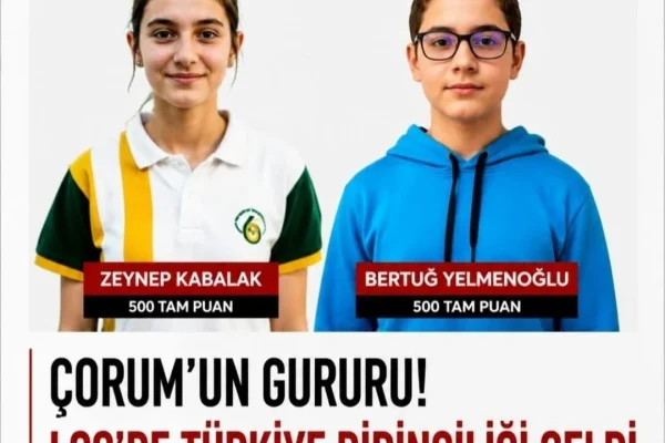 Çorumlu Öğrencilerden Türkiye Birinciliği