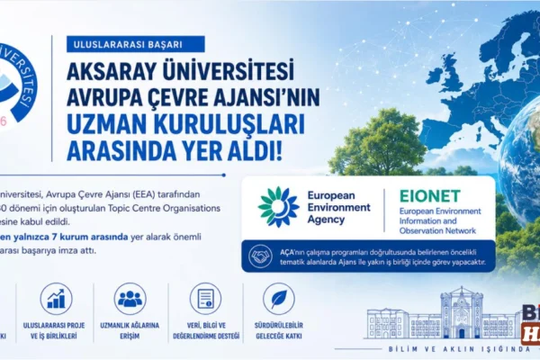 Aksaray Üniversitesi Avrupa Çevre Ajansı’nın TCO Listesine Girdi