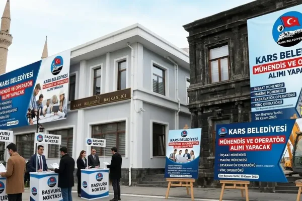 Kars Belediyesi’nden istihdam atağı: mühendis ve operatör alımı yapılacak