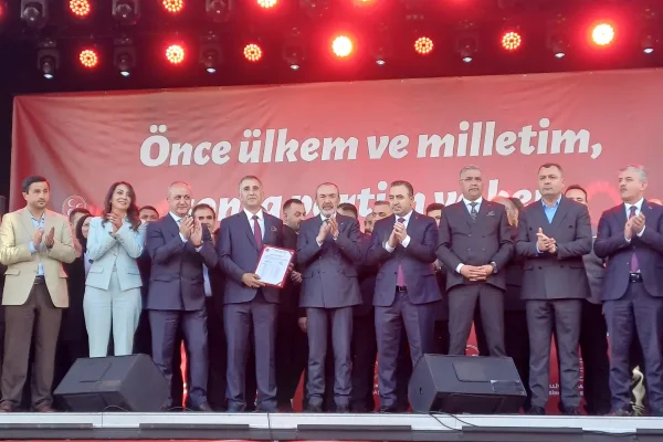 MHP Sincan İlçe Başkanlığı’nda devir teslim töreni  yapıldı