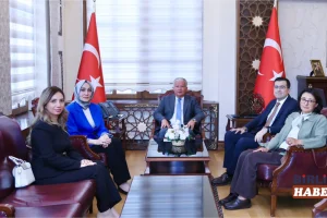 Vali Duru, Engelli ve Yaşlı Hizmetleri Genel Müdürü Sezen’le görüştü