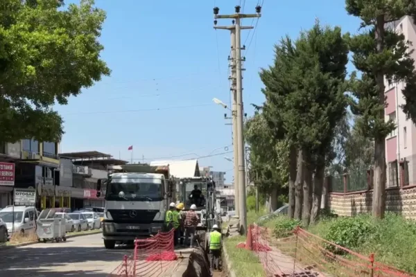 İskenderun’da enerji hatları yer altına alınıyor