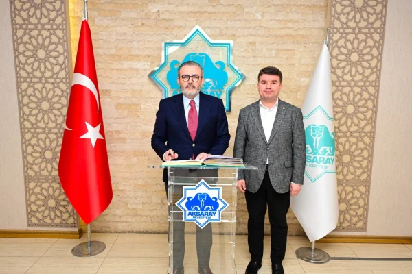 Mahir Ünal Aksaray Belediyesini Ziyaret Etti