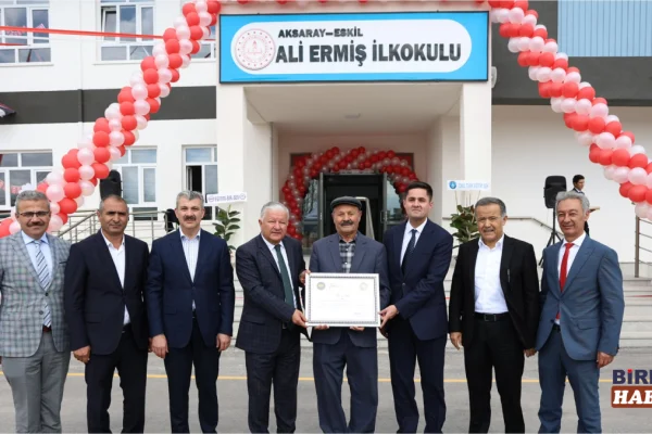 Eskil’de Ali Ermiş İlkokulu Hizmete Açıldı