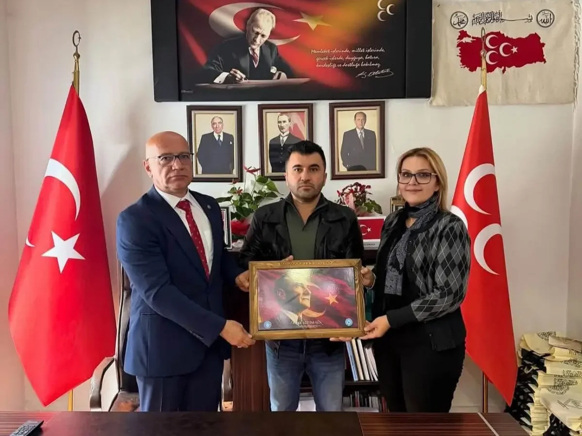 MHP Ardahan İl Başkanı Köseliören’den MHP Kars İl Başkanı Okyay’a kardeşlik ziyareti