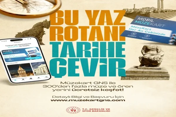 19-25 yaş arasındaki gençlere ücretsiz Müzekart desteği