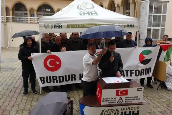 Burdur’da İsrail protestosu: “Bu Saldırı İnsanlığa Yapıldı”