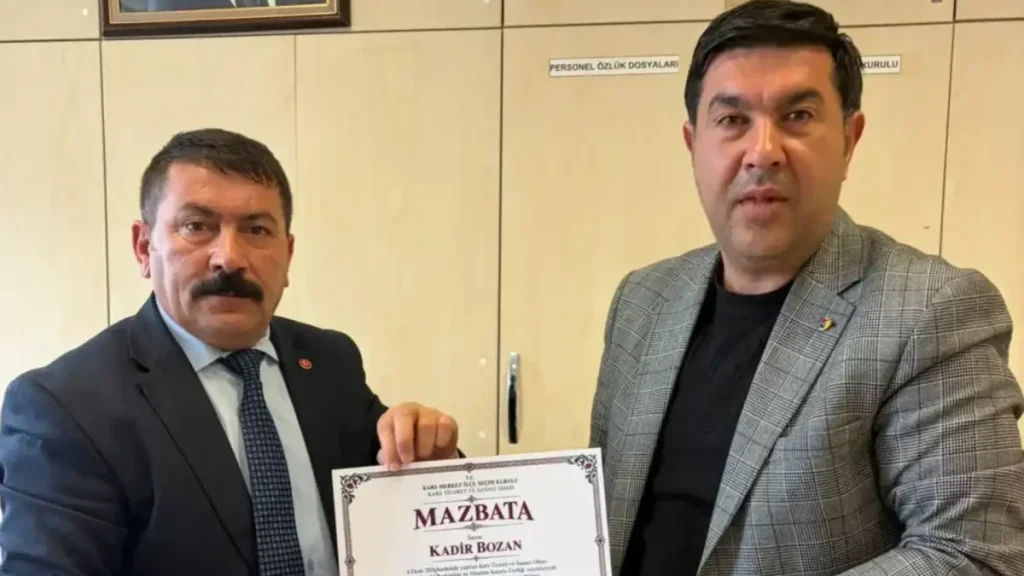 KTSO Başkanı Kadir Bozan mazbatasını teslim aldı